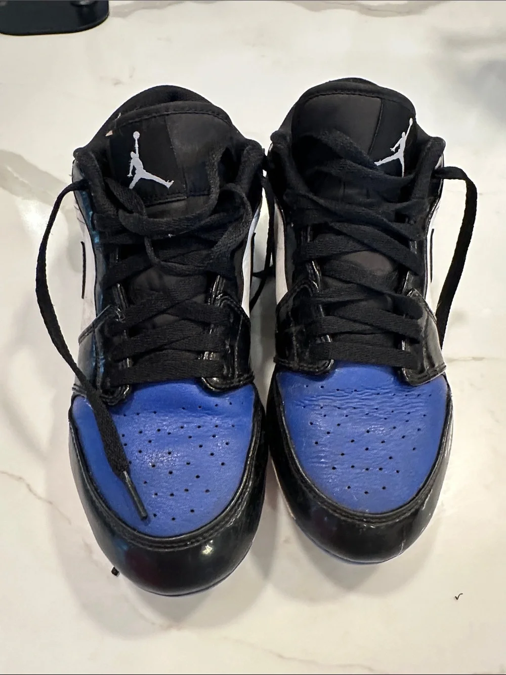 Nike Air Jordan Low Top cleats - Black & Blue